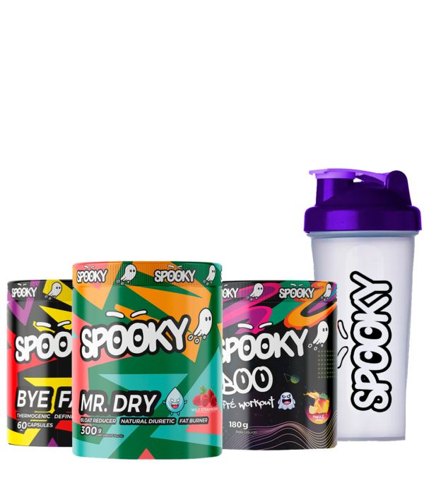 KIT BYE FAT + MR DRY + BOO + BRINDE COQUETELEIRA SPOOKY